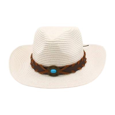 Premium Prairie Cowboy Hat Sunscreen Sun Hat Travel Beach Straw Famous Straw Hat