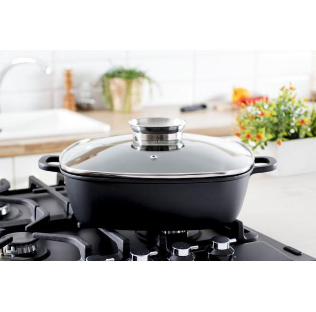 

SSW CRIPSY INDUCTION Алюминиевая жаровня 4,5 л с крышкой и ароматическим диффузором