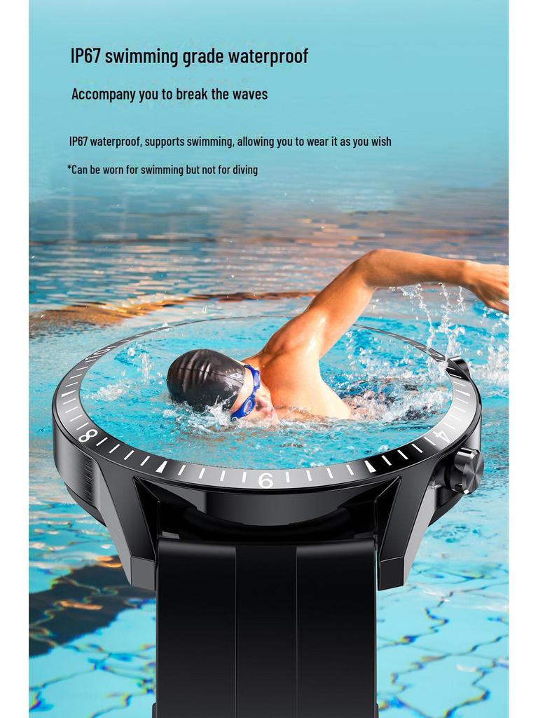 I9 Smartwatch: Heart Rate, Blood Pressure & Oxygen Monitor, Camera Control, Waterproof, Bluetooth Calling, Perfect for Business & Swimming
