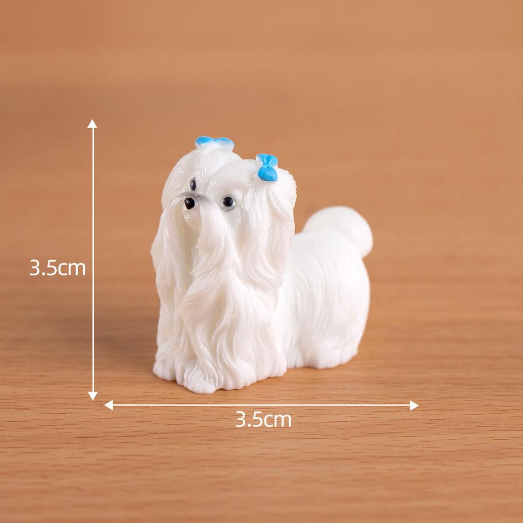 Landscape Cute Micro Cartoon Dog Animal Model Decoration Car Decoration Desktop