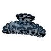 Large Hair Claw Clip Blue White Porcelain Tie Dye Pattern Lightweight Acrylic Hair Accessory 12 Color Options