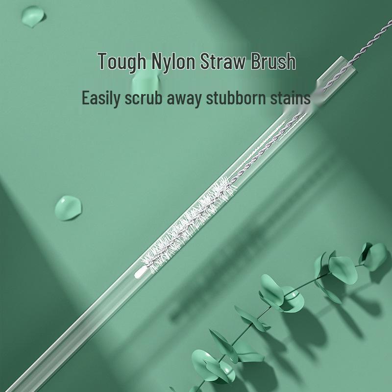Rotating Silicone Baby Bottle, Nipple, & Straw Cleaning Brush Set