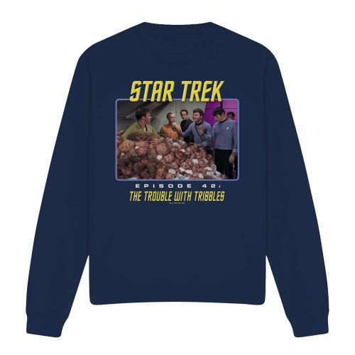 STAR TREK Unisexová mikina pro dospělé s motivem Potíže s tribly