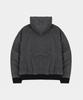 LETTERCOMO Piping Work Hooded Jacket Black