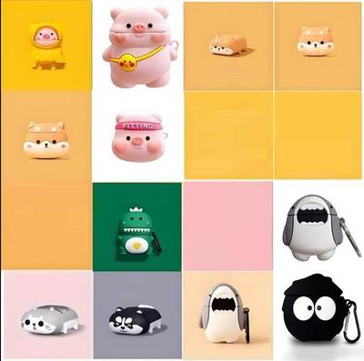 3D Cute Silicone Earphone Case For Airpods 1 2 3 Cute Storage Boxs for Airpods Pro Soft Protective Case for Airpods Pro