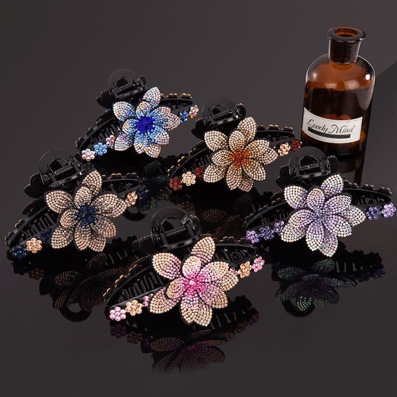 Simple Head Accessories Barrettes Flower Elegant Head Clip Hair Clip Hair Claw