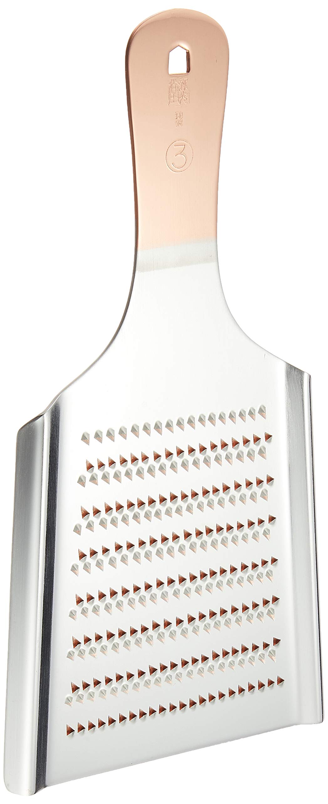 Shinko Metal Pure Copper Handmade Size Onkochishin Double-Sided Grater, 3, Shinkodo, 0-3 бронзовый