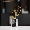 High-End Hole-in-One Golf Trophy: Metal Medal Award for Sports Events