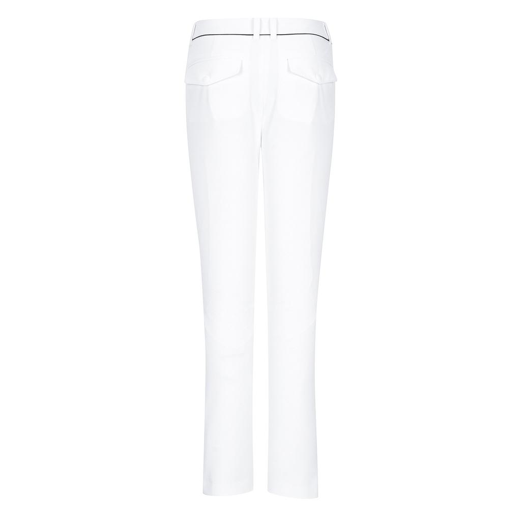 Martin Golf Hem Cutting Slim Pants_White