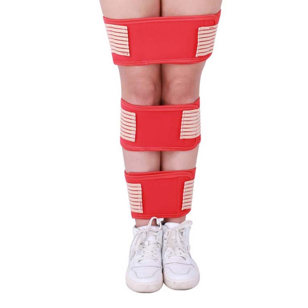 Care Legs Protector Support Legs Correction Brace Band Legs Straightening Belt Posture Corrector красный