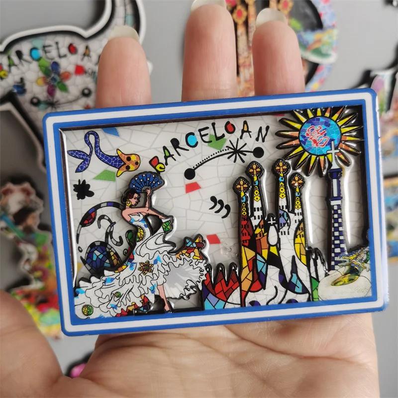 Norvegia IBIZA Barcelona Spania New York Seattle SUA Arabia Saudită Dubai Barcelona magnet de frigider din lemn decorare casă cadouri pentru prieteni