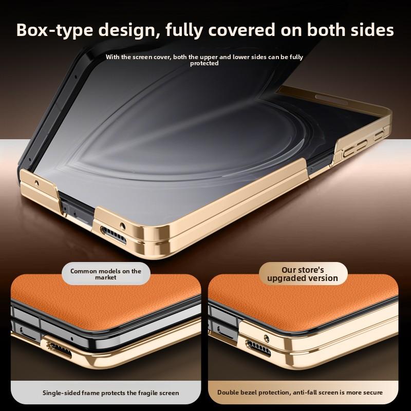 For OPPO Find N6 Case Luxury PU Leather Lens Stand Dormancy Protective Back Cover For OPPO Find N6 N 6 Full Cover Phone Shell