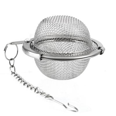 Kugelverriegelung, Gewürz-Teekugel, Sieb, Gadgets, Tee-Gewürzsieb, Netz-Ei, Gewürzkugel, wiederverwendbar, Edelstahl
