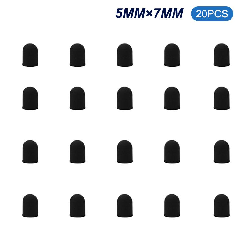 Hot Sale! 20pcs/set Soft Replacement Stylus Tips Multiple Sizes Silicone Nib Cover Capacitive Screen Nibs Rubber Cover For Touch