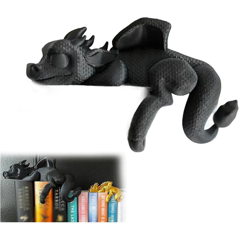 

Книжная полка «Спящий дракон» декоративные подарки чёрный