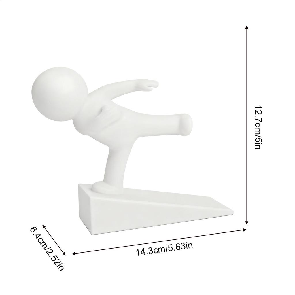 Decorative Door Stop Scratch-Proof Anti-Slip Doorstop Wedge Door Stopper Wedge For Home Office Floor Bedroom Living Room