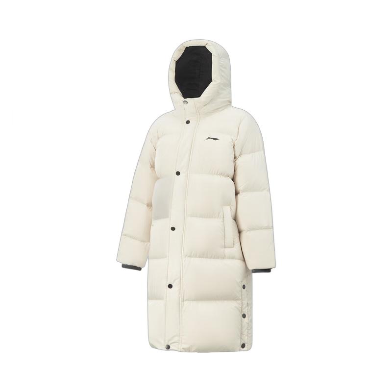 Li-Ning Youth 85% Duck Down Long Puffer Jacket L