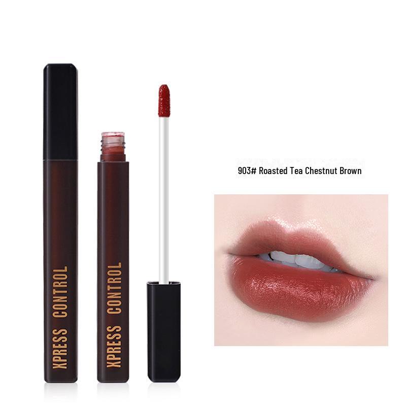 XPRESS Black Velvet Semi-Moisturizing Semi-Matte Lip Glaze: Long-lasting, non-staining lip gloss.