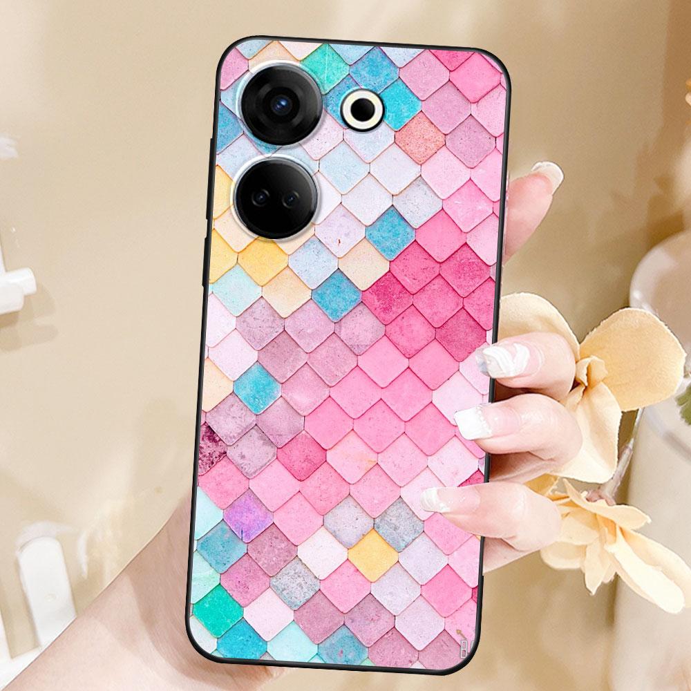 Case For Tecno Camon 20 Pro 4G Coque TPU Soft Silicone Fashion Phone Funda For Tecno Camon 20 Pro 5G Cute Bumper Back Cover