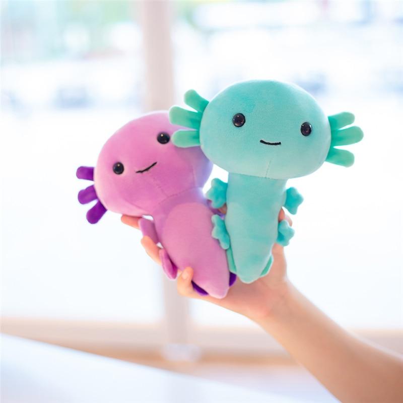 Dessin animé en peluche Axolotl en peluche Kawaii Animal Axolotl en peluche Figure poupée jouet dessin animé rose en peluche poupée cadeaux