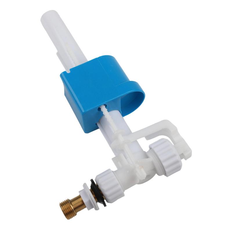 1PC Adjustable Toilet Tank Inlet Valve With Brass G3/8 G1/2 Connectors Cistern Filling Valve For Most Water Tank Models