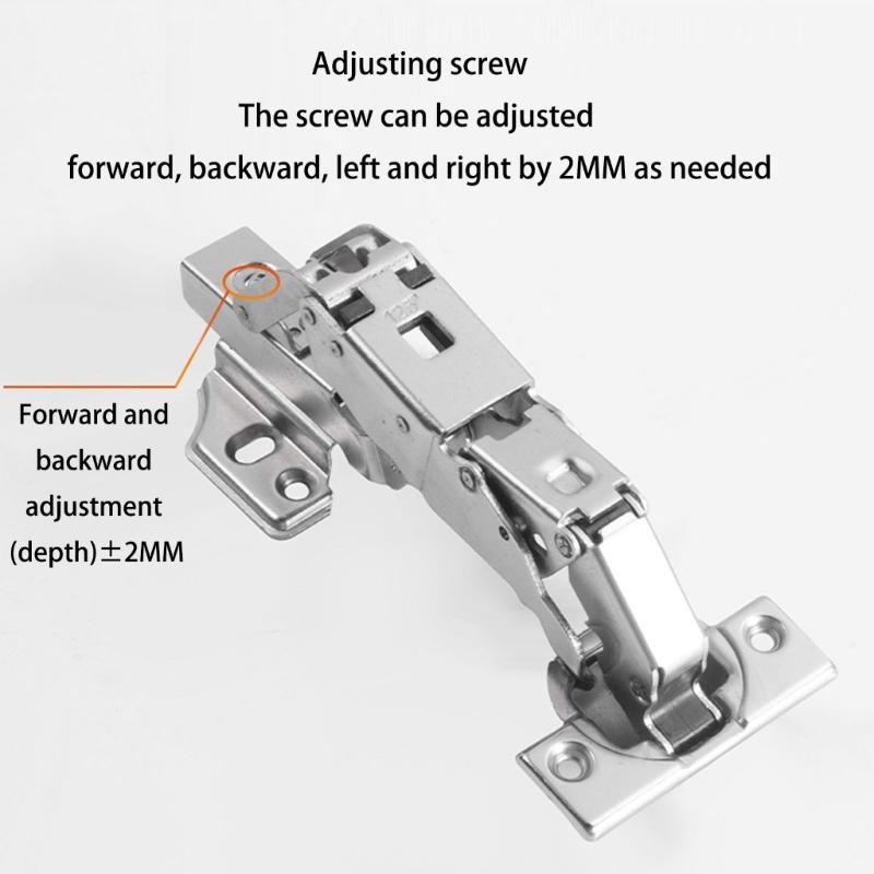 Verdeckte Küchenschranktürscharniere Soft-Close Möbelbeschläge Scharniere 125 Grad Dämpfungsscharniere Dämpfer Puffer