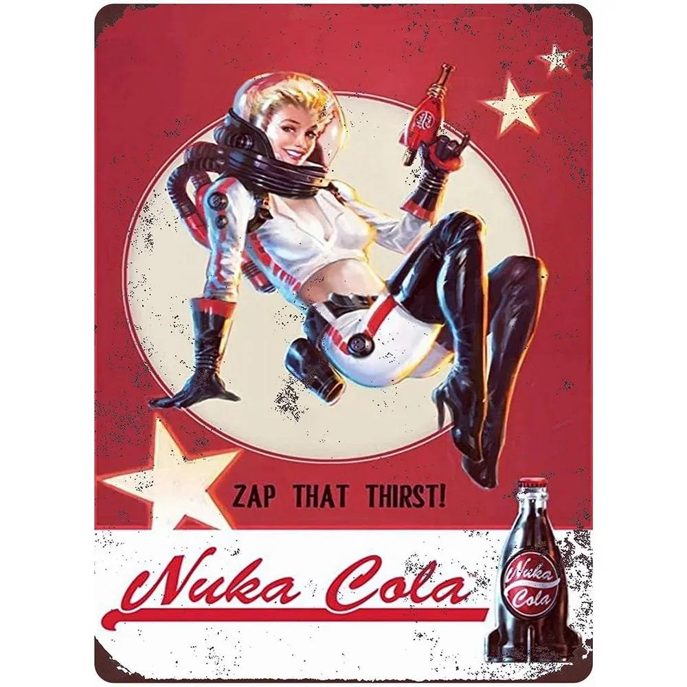 VintageDecor Retro Enjoy Cola Blechschilder - Vintage Poster für Spielzimmer Man Cave Bar - Schöne Wandkunst Geschenk für Garage