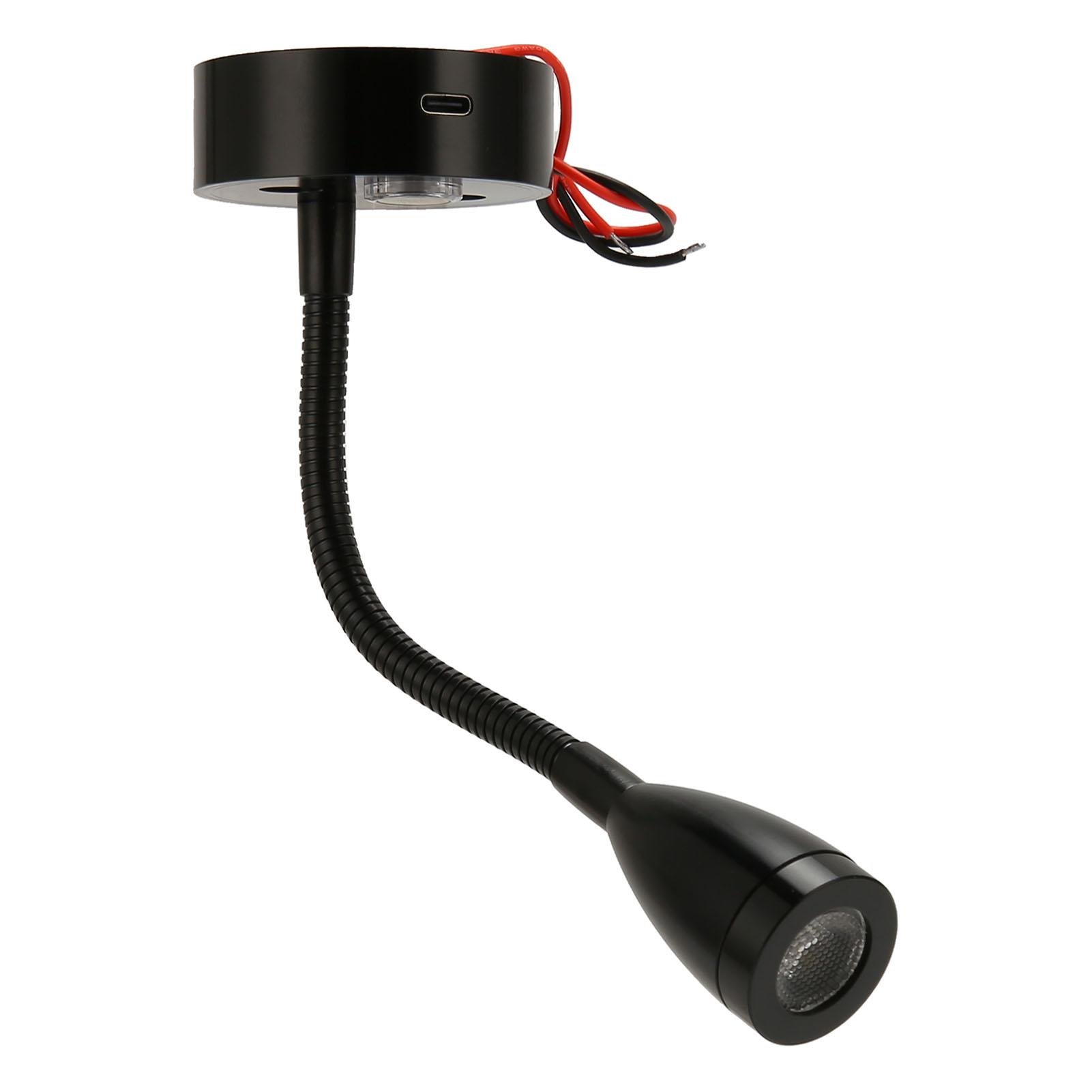 

Светодиодная прикроватная лампа для фургона, тип USB Type C, 3 цветовые температуры, регулируемая яркость, сенсорная, хорошее теплоотведение, защита от ржавчины, лампа для чтения в фургоне, для лодки, грузовика, автомобиля 12‑