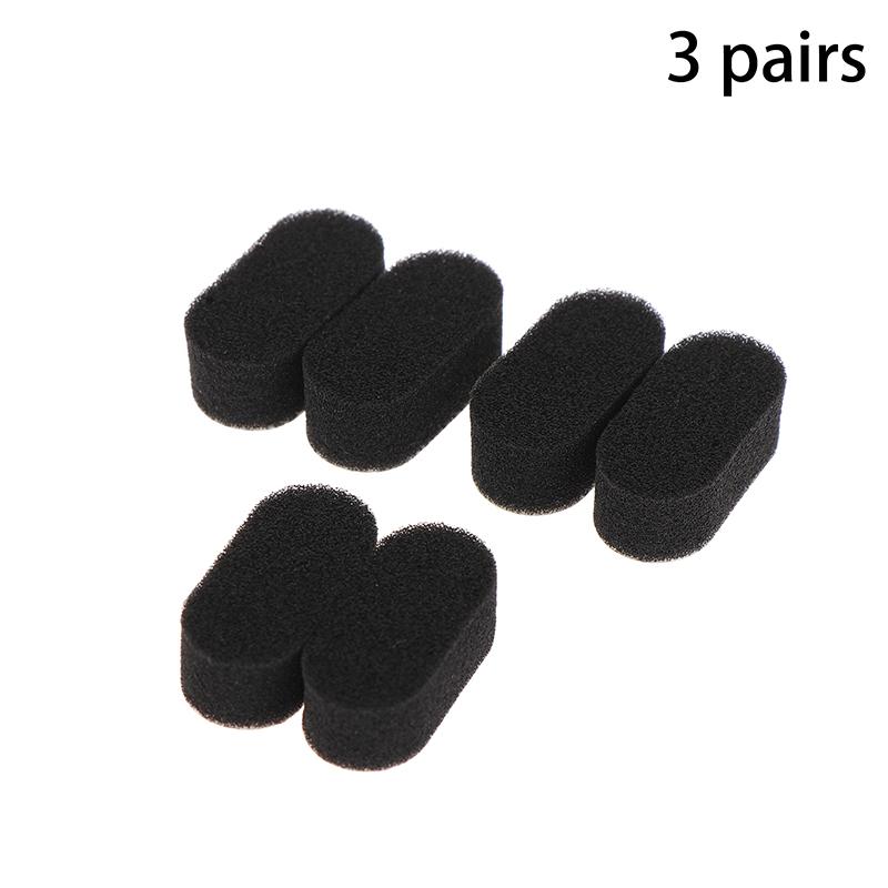 1/2/3Pair Foam Ear Pads With Double-Sided Tape For Headphones Sponge Replacement Headband Cushions Covers