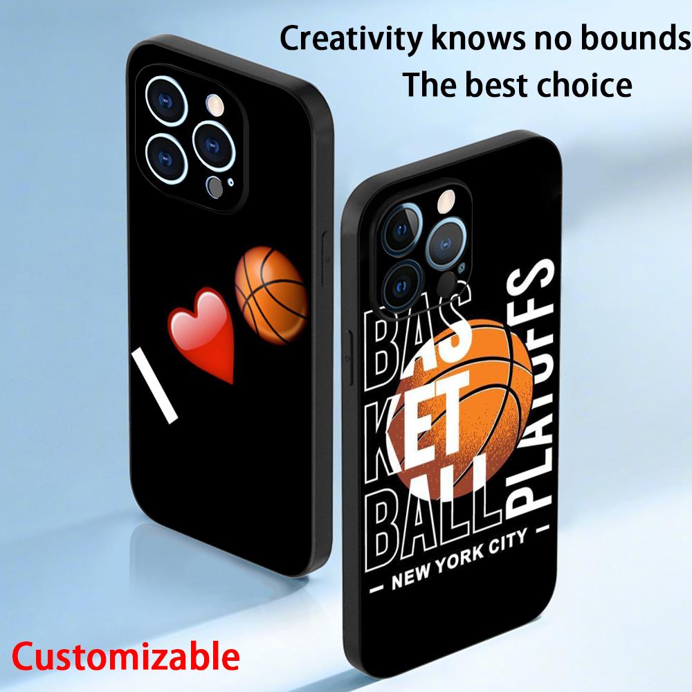 Super Cool Basketball Design Phone Case For iPhone 17 16 E 15 14 13 12 Plus Mini Pro Max Soft Black Shockproof Cover