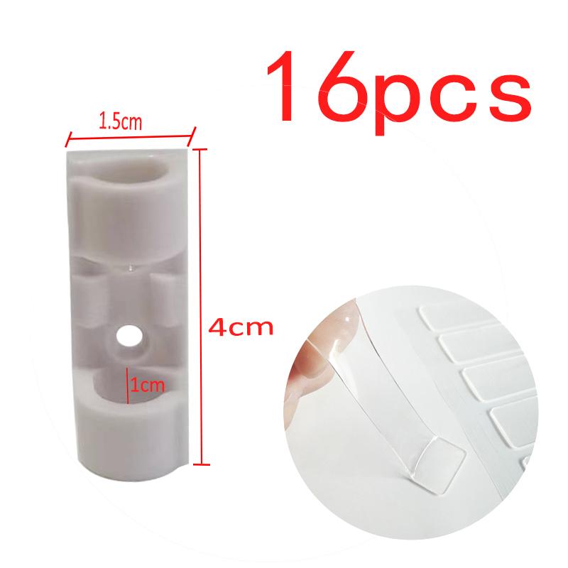 Adhesive Cable Clips Wire Holder For Wall Clear Strong Self-Adhesive Stickers Cord Management Organizer for Desk Car Office Home