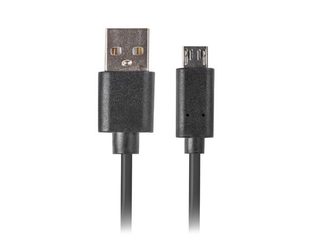 Kabel USB 2.0 Lanberg micro BM-AM 1,8m QC 3.0 czarny