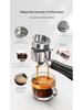 HiBREW H10B Semi-Automatic Coffee Machine with Milk Frother for Home and Office Use