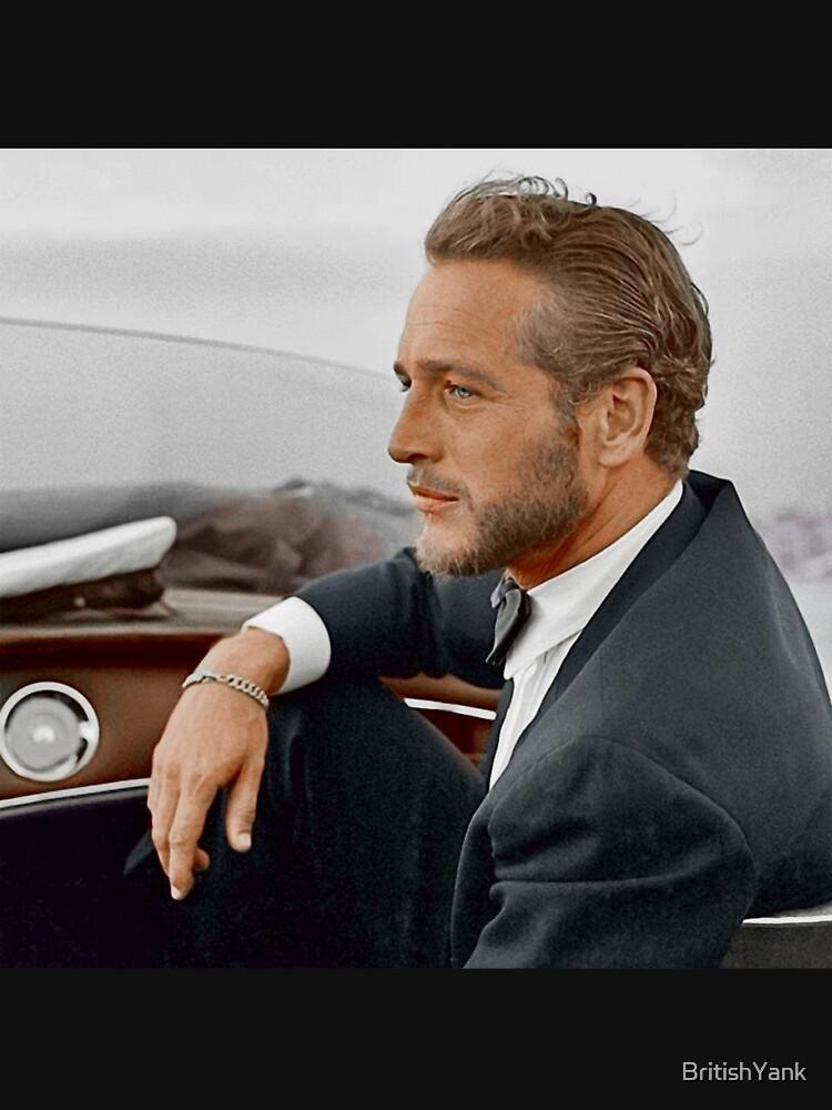Dean Martin Hand colored picture of Paul Newman. Classic T-Shirt