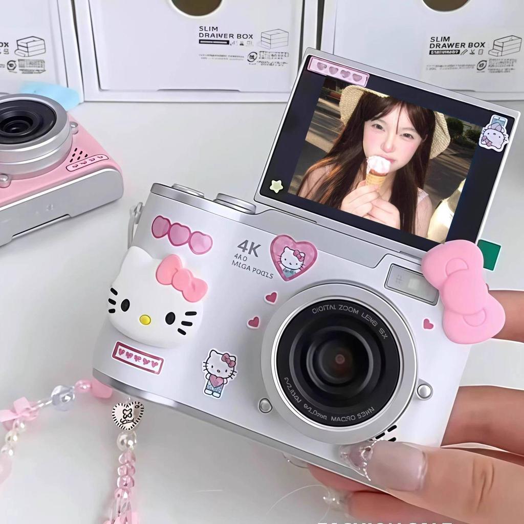 Hello Kitty Flip-Up Digital Camera for Beginners - Perfect Gift for Girls
