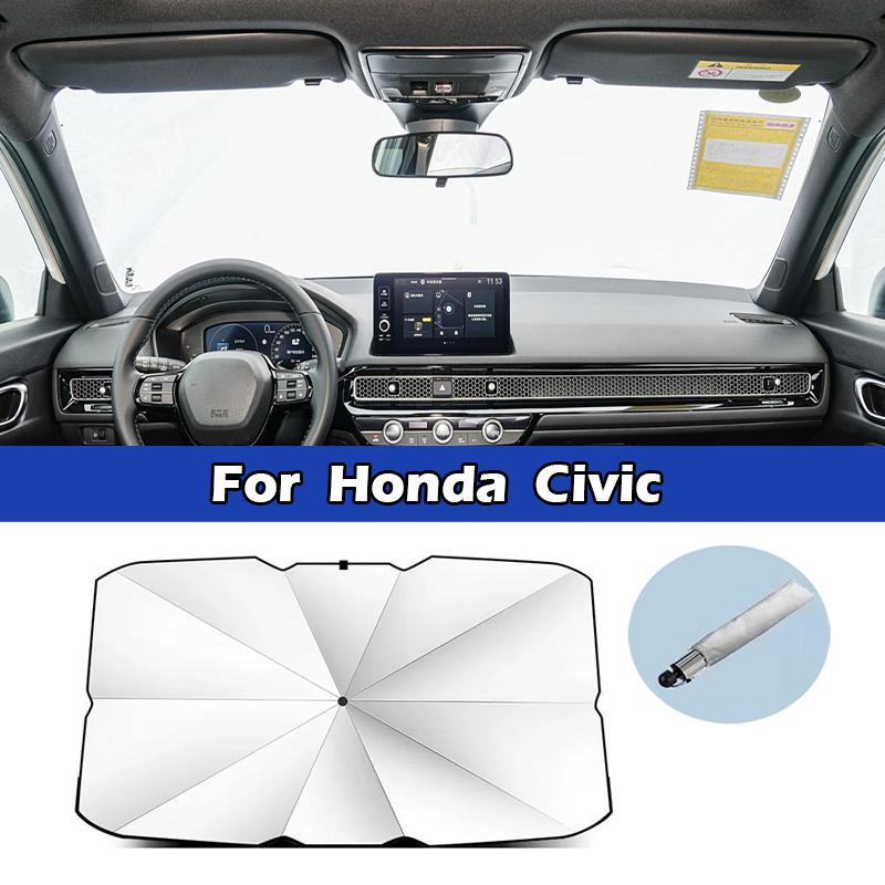 Car Front Windshield Sunshade Umbrella UV Protection Auto Accessories For Honda CR-V XR-V Odyssey Vezel Fit Breeze Civic Accord