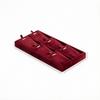 Velvet Bags Packaging Luxury Store Jewelry Stackable Display Necklace Ring Tray Custom Logo Jewelry Organizer Tray