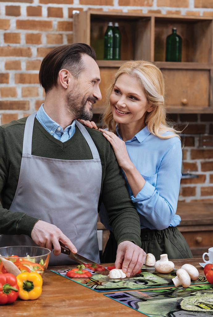 SZKLANA PŁYTA OCHRONNA NA KUCHENKĘ 90x52 DZIECI