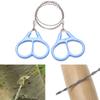 Portable Stainless Steel Wire Saw Cutter Hunting Camping Travel Survival Tool