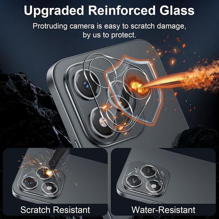 2 Verres Trempés et 2 Vitres Objectif Arrière pour Honor 400 Lite - Protection 9H Rigide