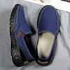 Men's shoes canvas shoes flat lazy shoes casual shoes wide version shoes low top shoes one foot galoshes driving shoes large size