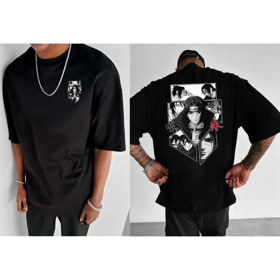 

Наруто Японское аниме Периферия Мужская футболка с 3D-принтом Классический комикс Топ с коротким рукавом Летняя мужская и женская парная L