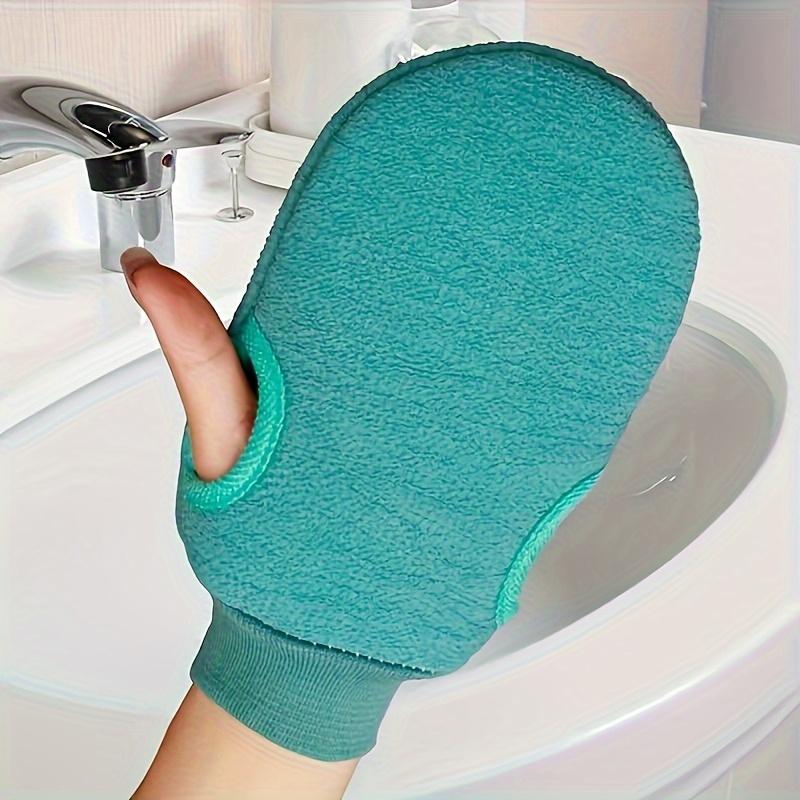 1PC Exfoliating Bath Gloves, Double-Sided Massage Scrub Gloves, Bath Additions, Bath products, four colors to choose from
