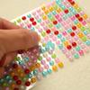 260pcs Acrylic Pearl & Rhinestone Stickers for DIY Decoration – Multi-Specification Customization