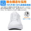 you can wear while by physical Waterproof white leather walking most thick Easy to walk perfect for commuting and standing cm [SOARHOPE] Shoes