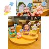 Adorable Cartoon Pig Windmill Plush Cute Car Decoration Creative Small Gift