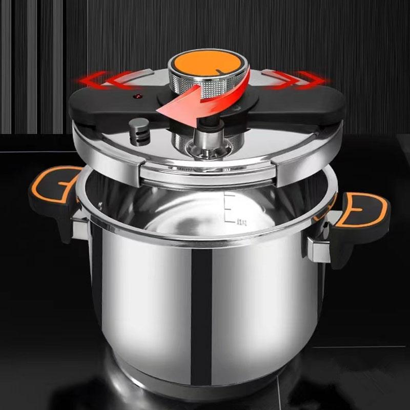 PGY 4L/6L/8L Stainless Steel Pressure Cooker Safety One-Hand Locking Olla de Presion Multi-Cooker for Gas & Induction Stove