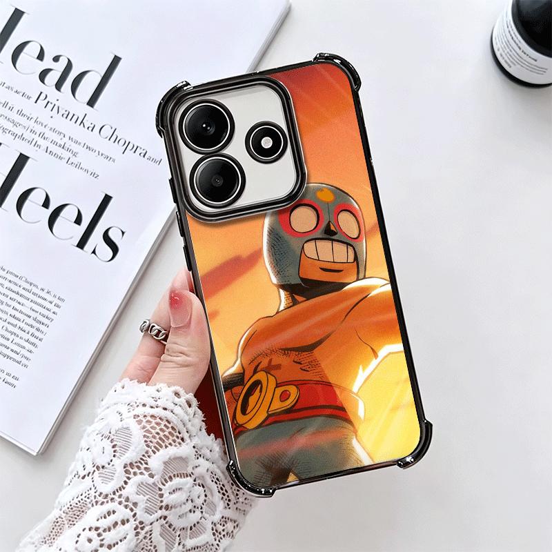 Cartoon Game Stars Soft Phone Case For Xiaomi Redmi Note 14 15 Pro Plus 13 12 11S 11T 5G 10 9S 9 Plating Anti-Fall Fundas