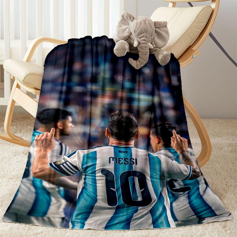 Messi 518 Decke Strapazierfähiger Komfort Geeignet für Stuhl Sofa Bürostuhl Ganzjahresgebrauch Wärmende Dekoration Geschenk für Reisen Zuhause Geburtstage