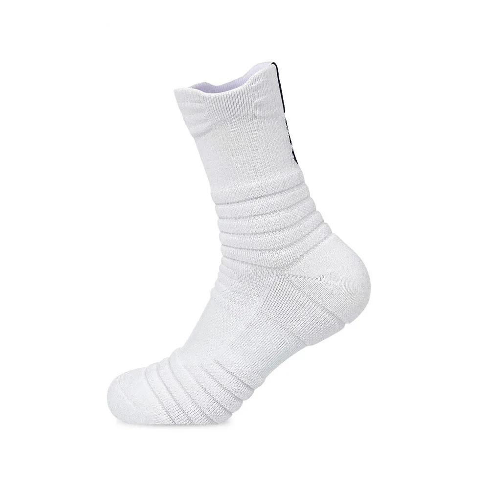 3 pairs of basketball socks men's thickened towel sole elite socks mid-length high top running outdoor socks sports socks